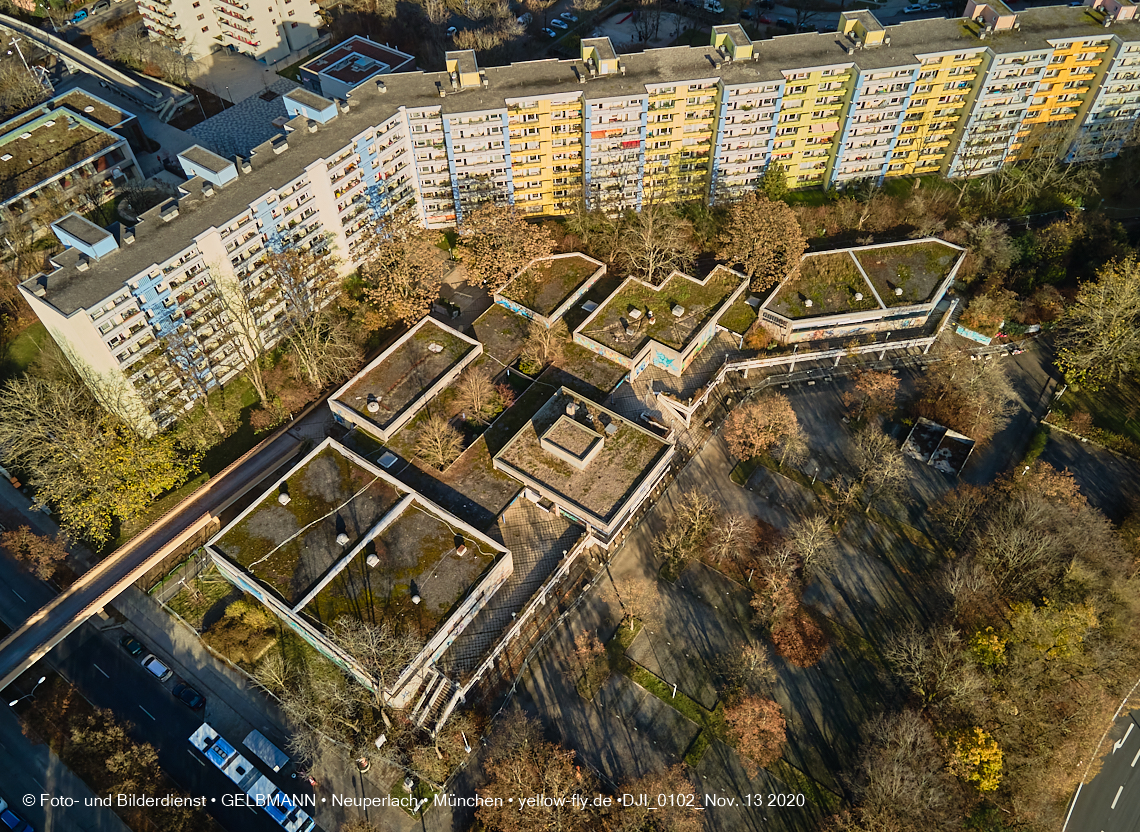 13.11.2020 - die Abrissbaustelle Quiddezentrum in Neuperlach